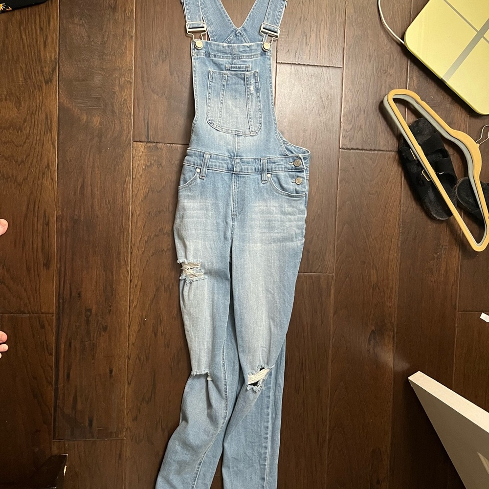 Light Blue Denim Overalls